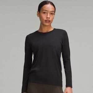 Lululemon Swiftly Relaxed Long-Sleeve Shirt (Hip Length) Black